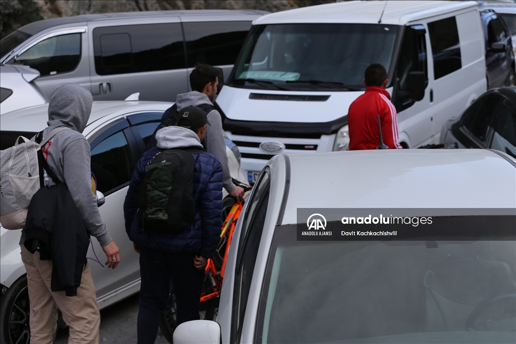 Gürcistan'a giriş yapan Rus vatandaşlarının sayısının yaklaşık yüzde 45 arttığı bildirildi