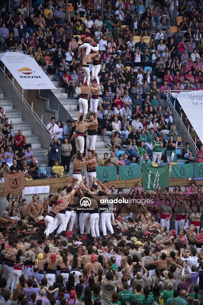 28th edition of the 'human towers' ('castells') competition in