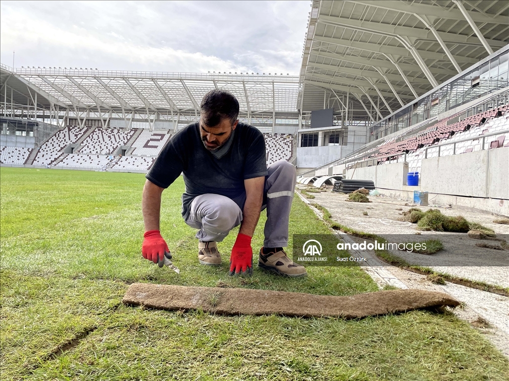 Elazığ'ın UEFA ve FIFA standardındaki modern stadyumunda sona gelindi