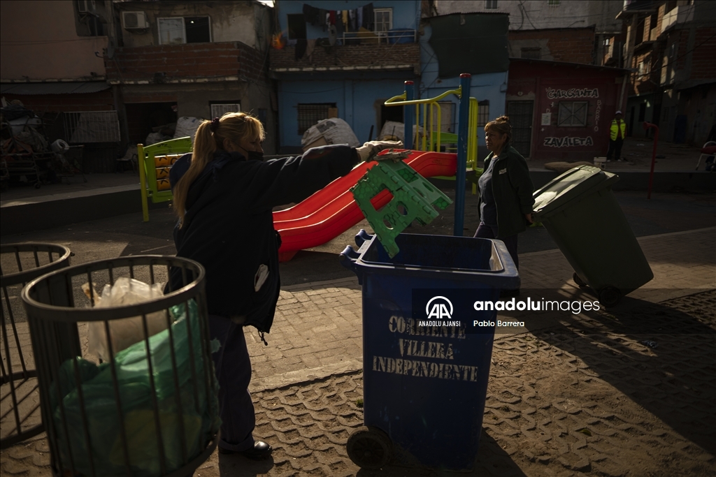 Arjantin’in başkenti Buenos Aires’teki "Corriente Villera 21-24 Zavaleta" adlı geri dönüşüm topluluğu