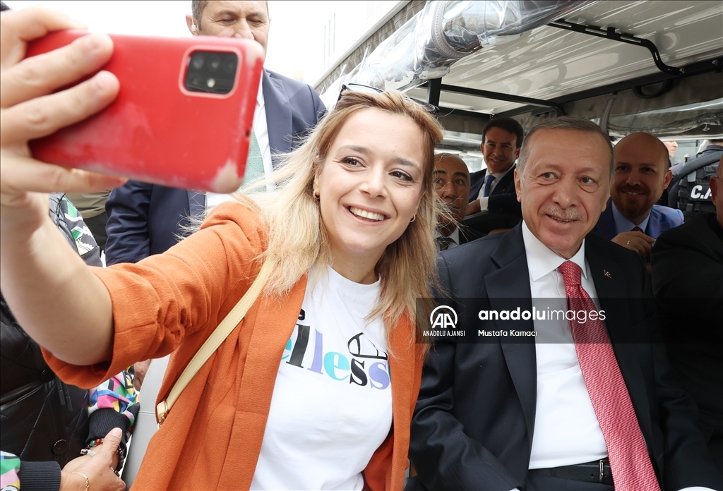 Cumhurbaşkanı Recep Tayyip Erdoğan, İstanbul'da