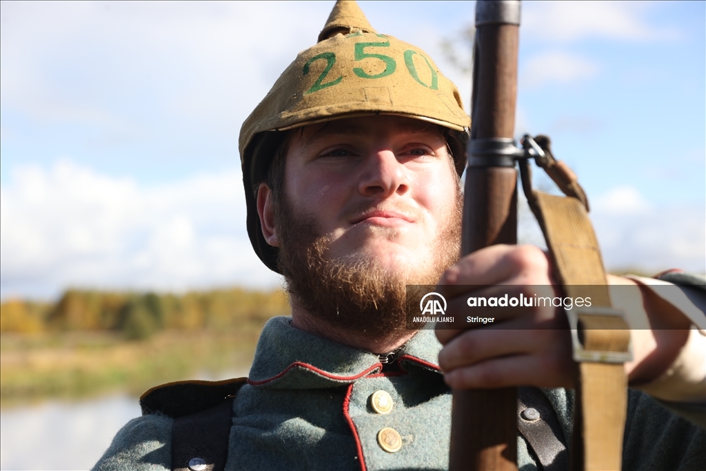 Belarus'ta Birinci Dünya Savaşı yeniden canlandırıldı