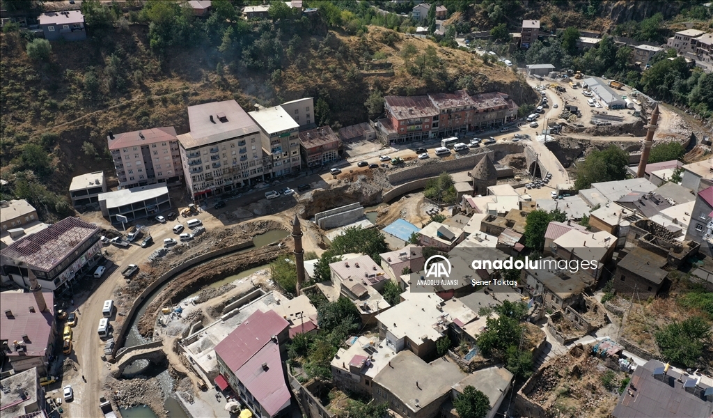 Bitlis'in tarihi silüeti "Dereüstü Islah Projesi" ile ortaya çıkarılıyor