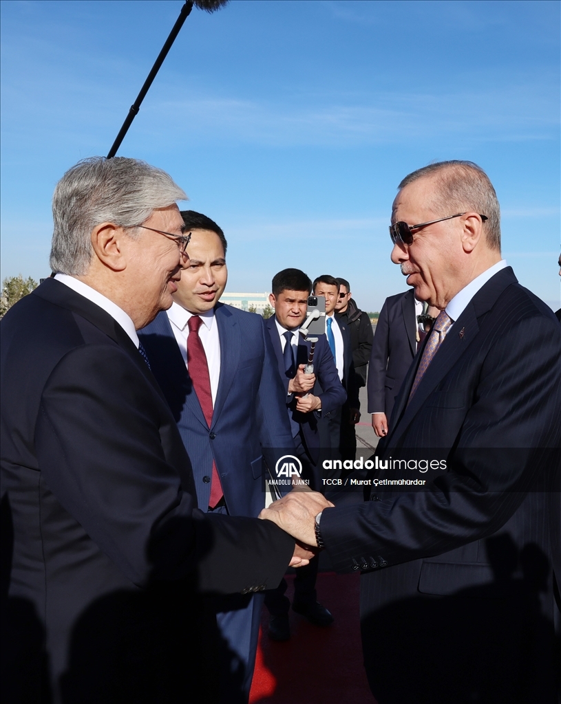 Cumhurbaşkanı Recep Tayyip Erdoğan Kazakistan'da