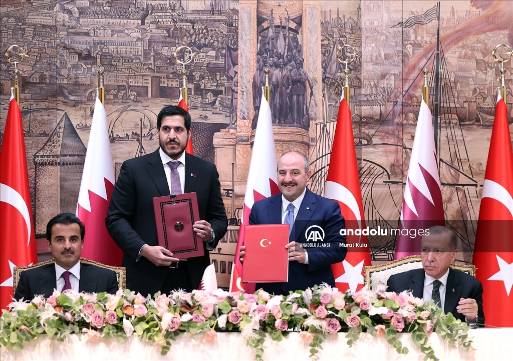 Cumhurbaşkanı Erdoğan ile Katar Emiri Al Sani