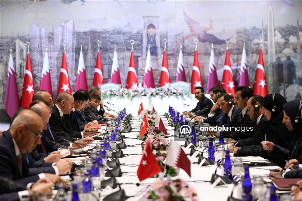 Cumhurbaşkanı Erdoğan ile Katar Emiri Al Sani
