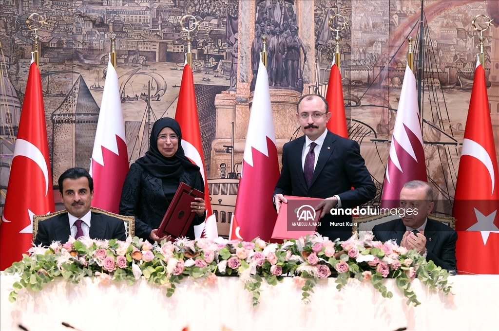 Cumhurbaşkanı Erdoğan ile Katar Emiri Al Sani