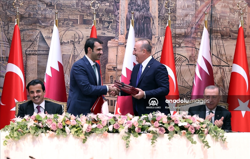 Cumhurbaşkanı Erdoğan - Katar Emiri Al Sani