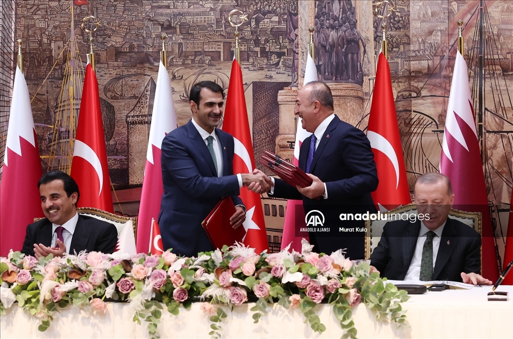 Cumhurbaşkanı Erdoğan ile Katar Emiri Al Sani