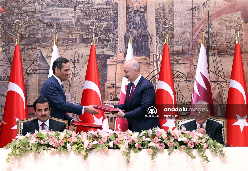 Cumhurbaşkanı Erdoğan ile Katar Emiri Al Sani