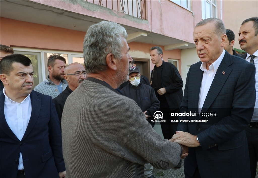 Cumhurbaşkanı Recep Tayyip Erdoğan, Bartın'da