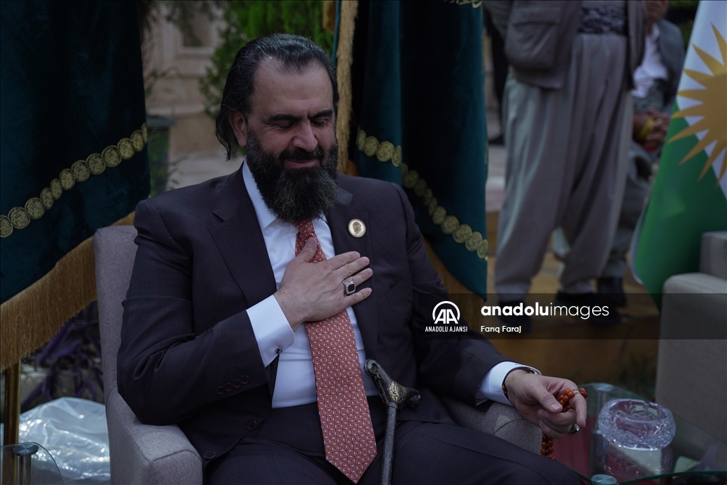 Süleymaniye'de Kesnezani tarikat evinde mevlit kandili