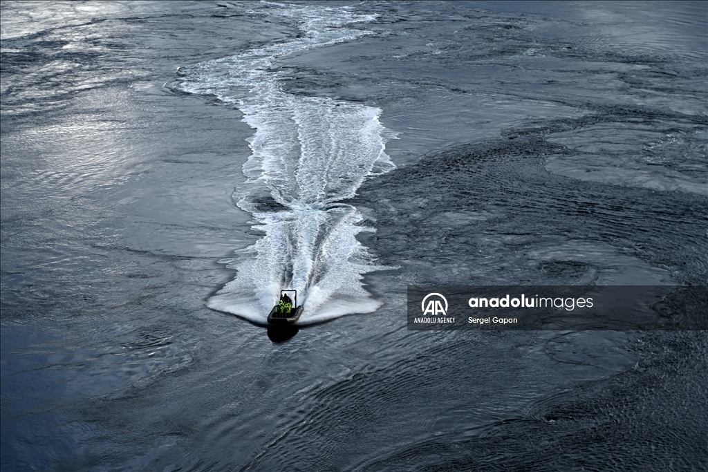 World's strongest tidal currents in Norway's Saltstraumen
