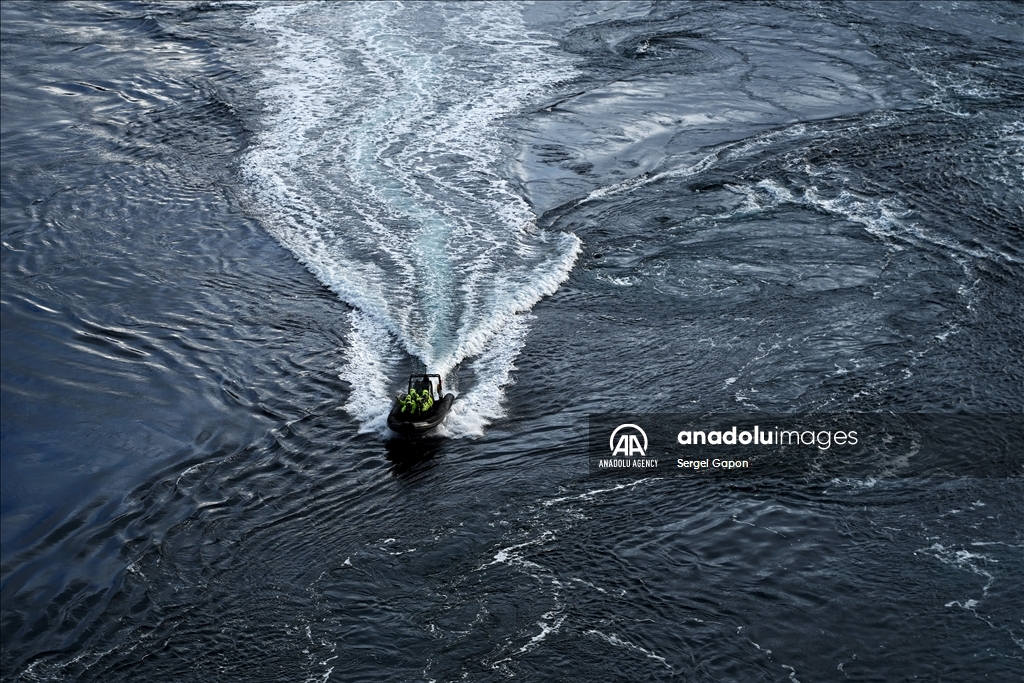 World's strongest tidal currents in Norway's Saltstraumen