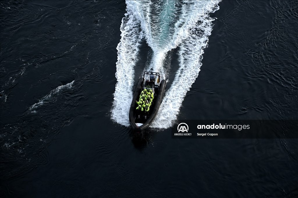 World's strongest tidal currents in Norway's Saltstraumen