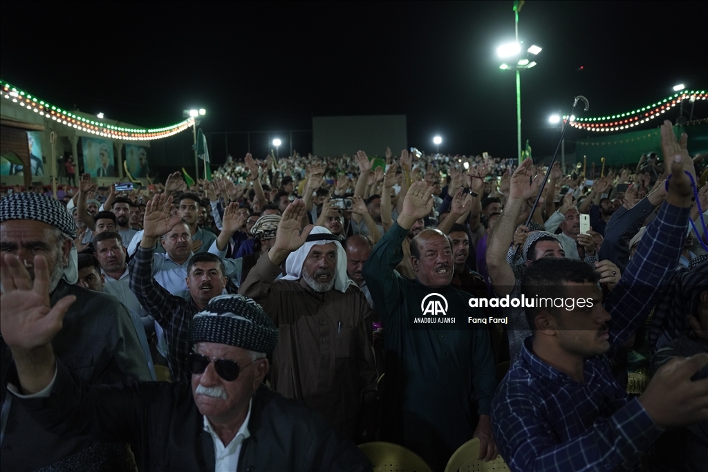 Süleymaniye'de Kesnezani tarikat evinde mevlit kandili
