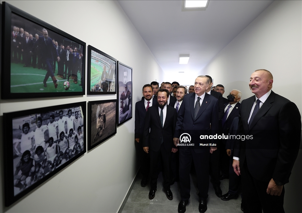 Cumhurbaşkanı Erdoğan ve Aliyev, Dost Agropark Zengilan Akıllı Tarım Köyü Projesi İlk Etabı açılışına katıldı