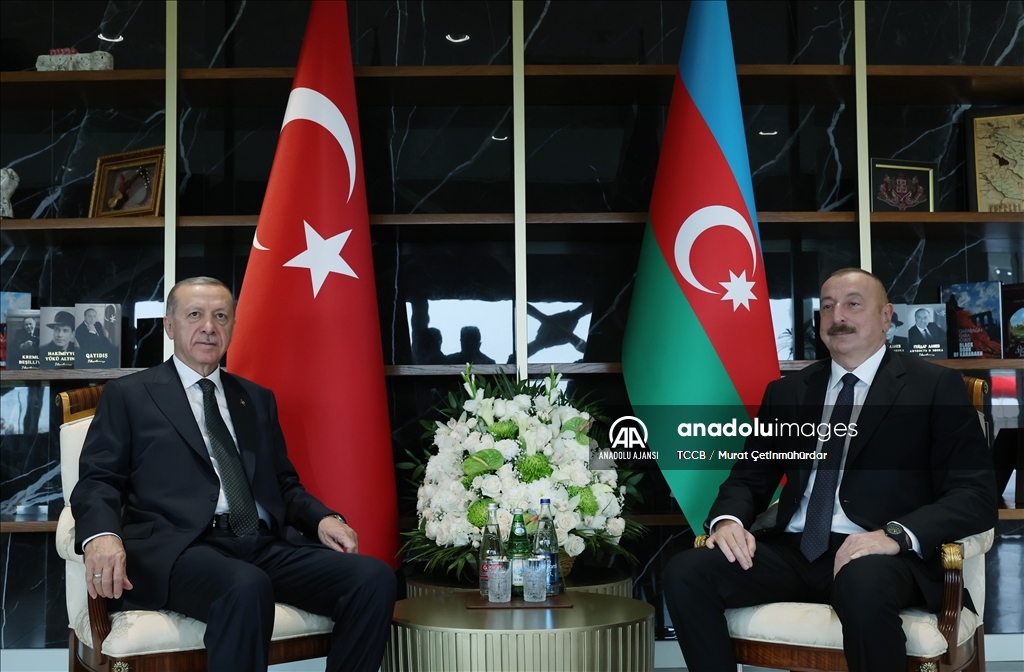 Cumhurbaşkanı Recep Tayyip Erdoğan - Azerbaycan Cumhurbaşkanı İlham Aliyev
