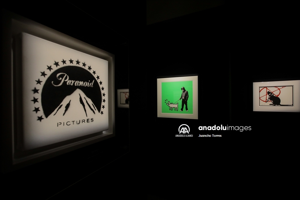 Kolombiya'da Banksy'nin "Genius or Vandal" sergisi