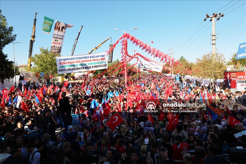 Cumhurbaşkanı Recep Tayyip Erdoğan, Diyarbakır'da - Anadolu Ajansı