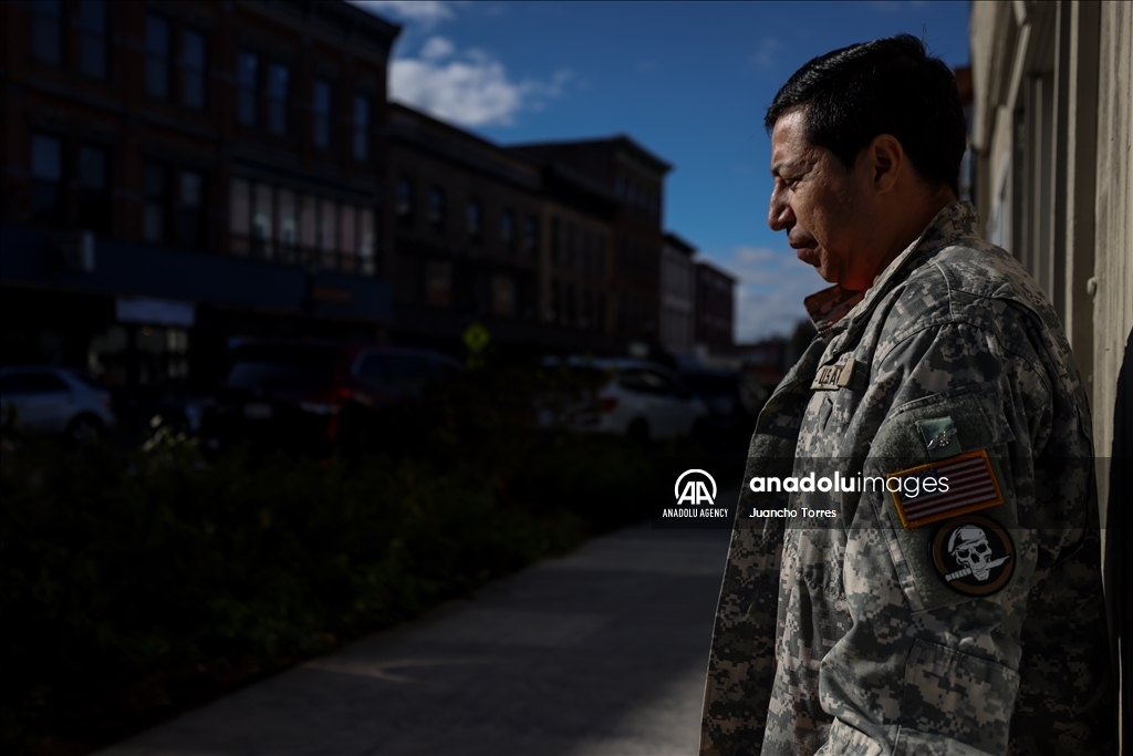 Hispanic cyclist Wilson Beltran in Port Jervis