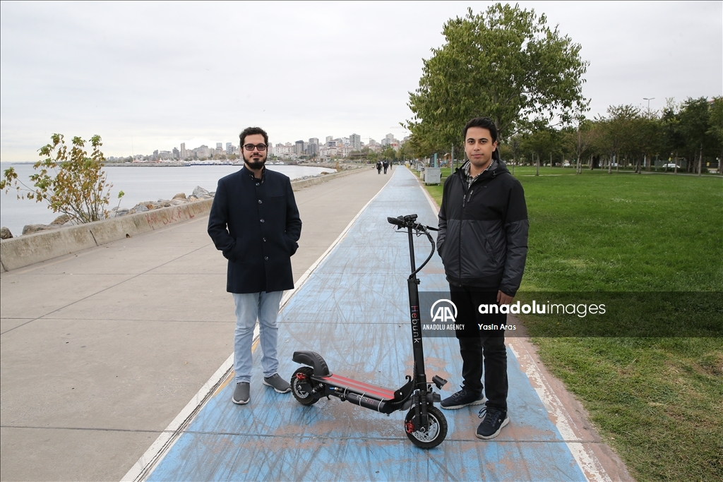أسرع شحنا وأقل كلفة.. شبان أتراك ينتجون سكوتر الهيدروجين