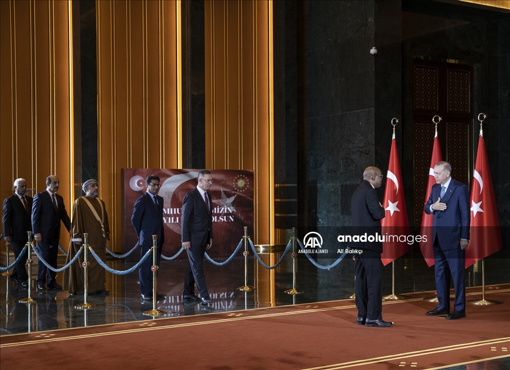 Cumhurbaşkanı Erdoğan, 29 Ekim Cumhuriyet Bayramı tebriklerini kabul etti