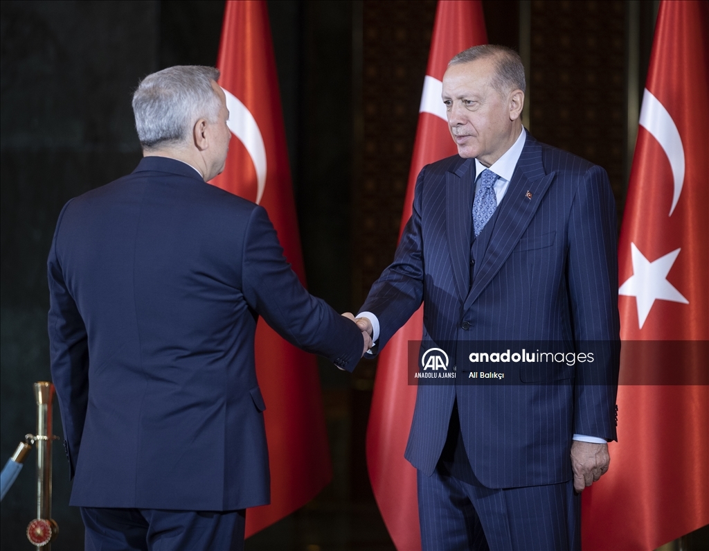 Cumhurbaşkanı Erdoğan, 29 Ekim Cumhuriyet Bayramı tebriklerini kabul etti