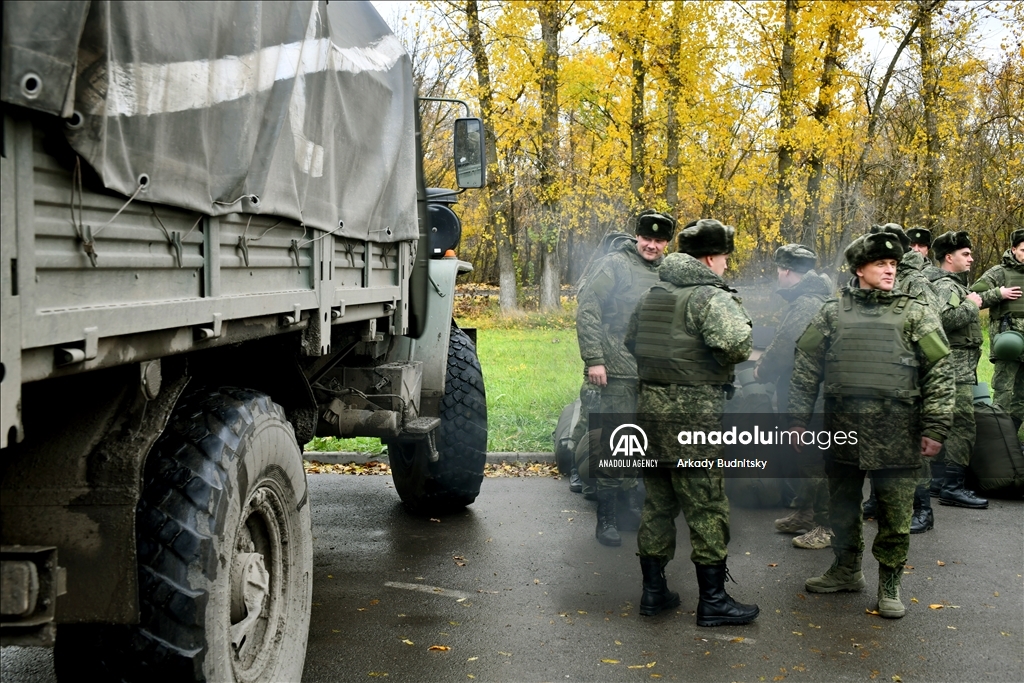 Military trainings continue within the scope of mobilization in Russia