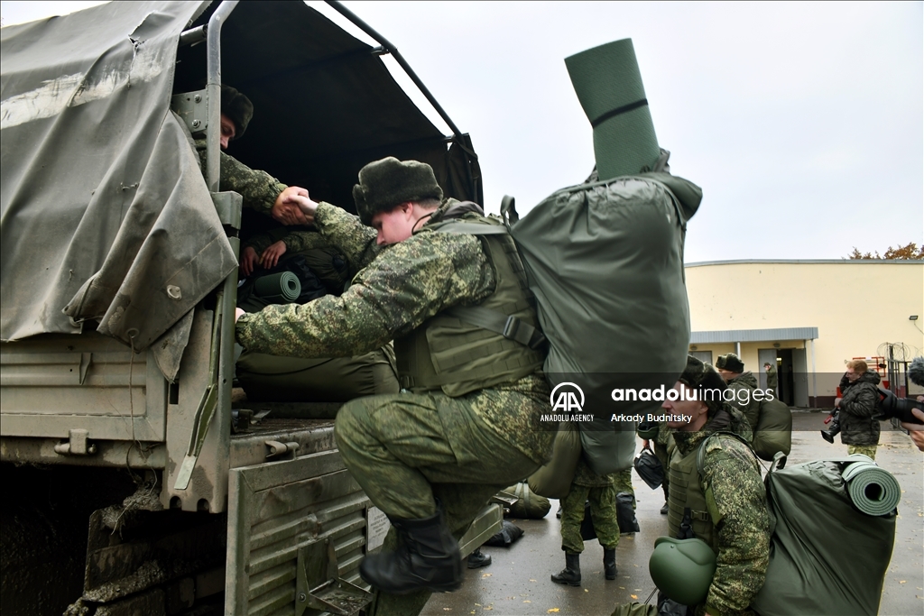 Military trainings continue within the scope of mobilization in Russia