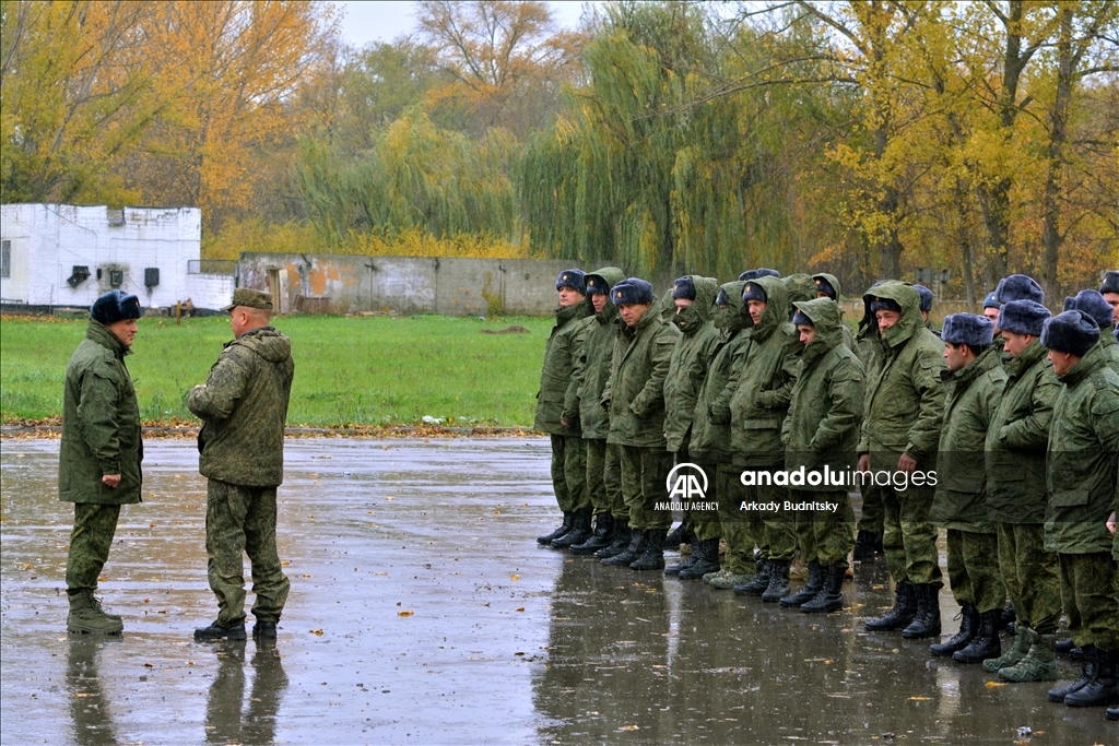 Military trainings continue within the scope of mobilization in Russia