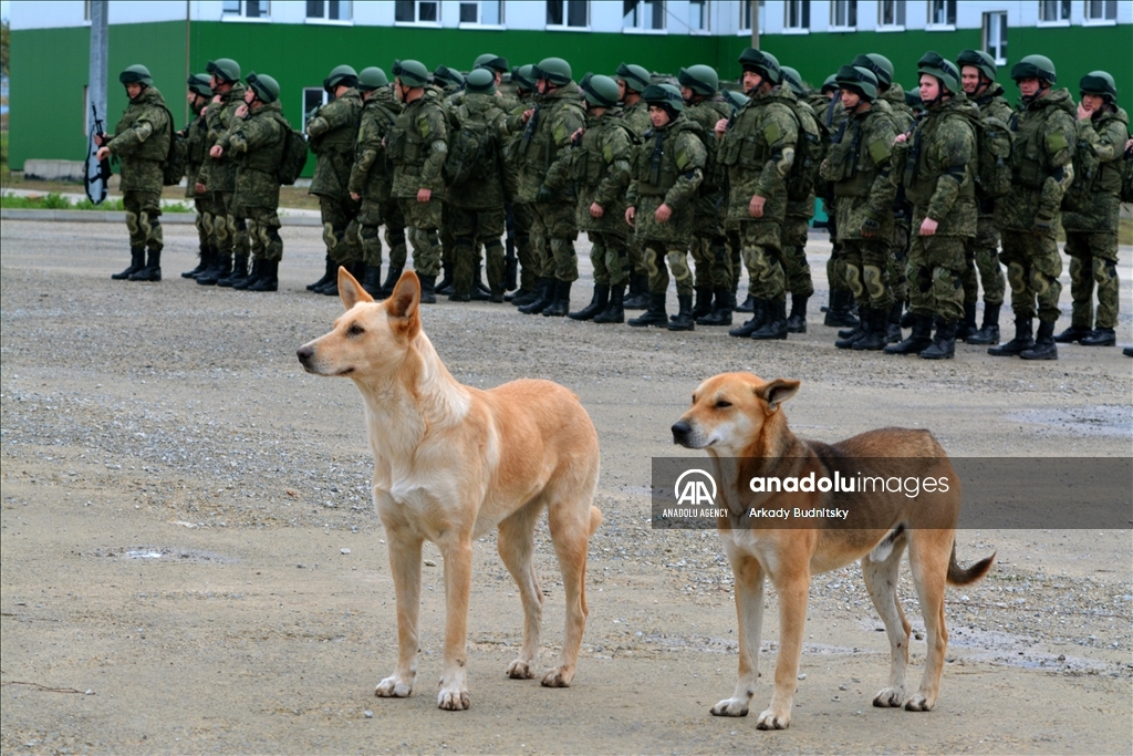 Military trainings continue within the scope of mobilization in Russia