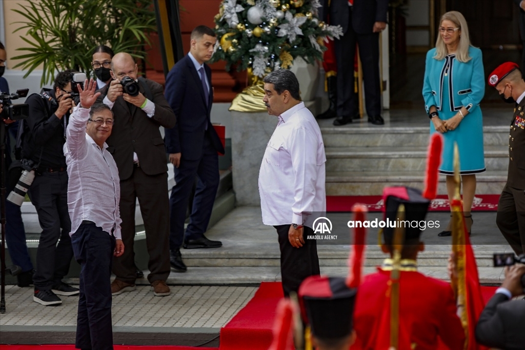 Asi fue el encuentro entre Gustavo Petro y Nicolás Maduro en Caracas