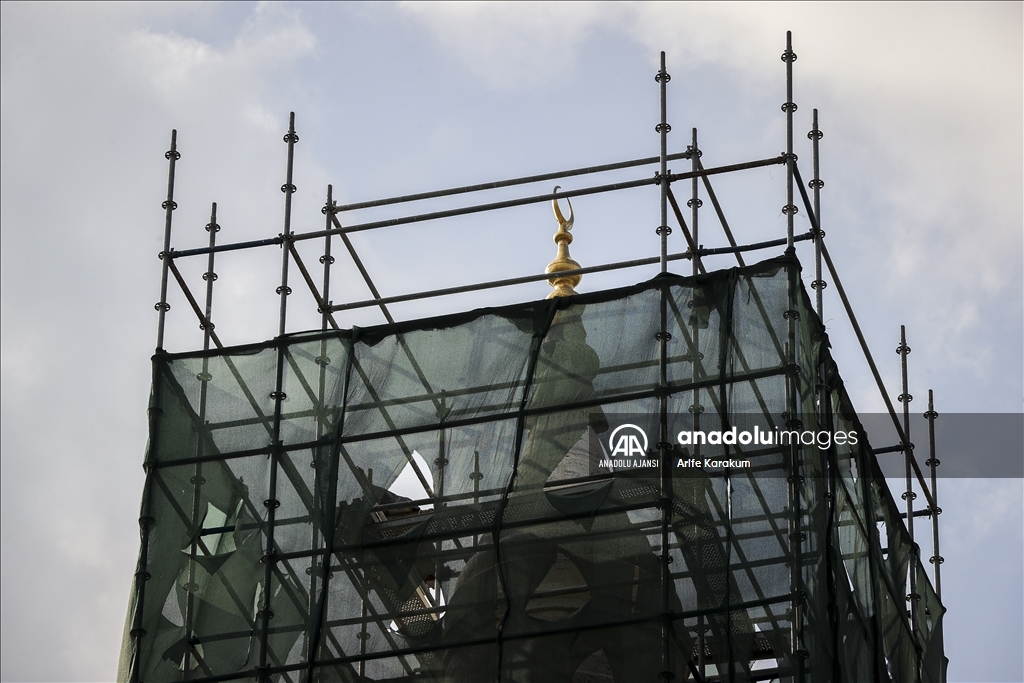 Atik Mustafa Paşa Cami'sinde yapılan restorasyonda Bizans bulguları keşfedildi