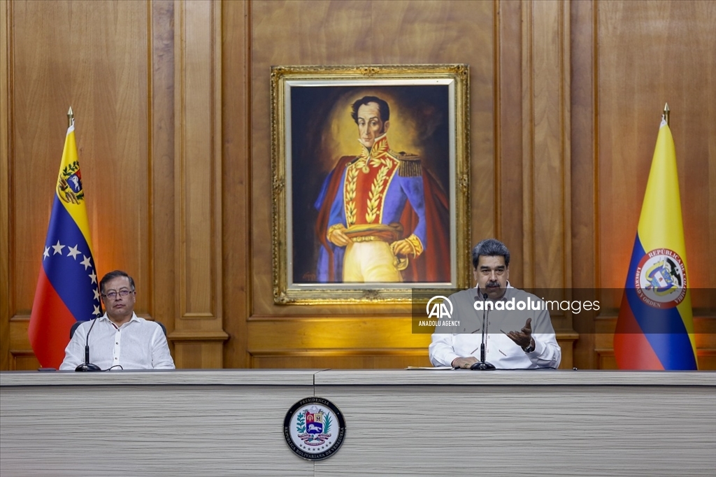 Asi fue el encuentro entre Gustavo Petro y Nicolás Maduro en Caracas