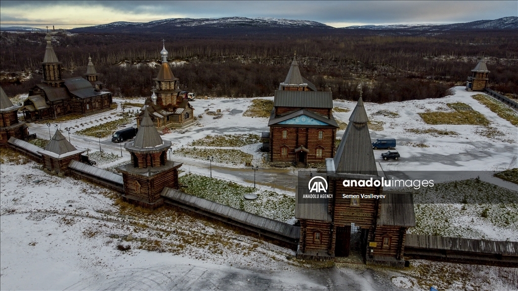 The northernmost wooden 'Pechenga Monastery' in the world located in Russia's Murmansk