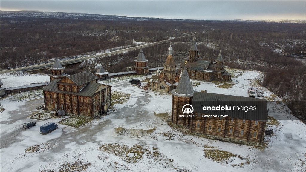 The northernmost wooden 'Pechenga Monastery' in the world located in Russia's Murmansk
