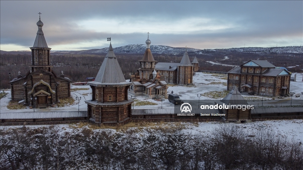 The northernmost wooden 'Pechenga Monastery' in the world located in Russia's Murmansk