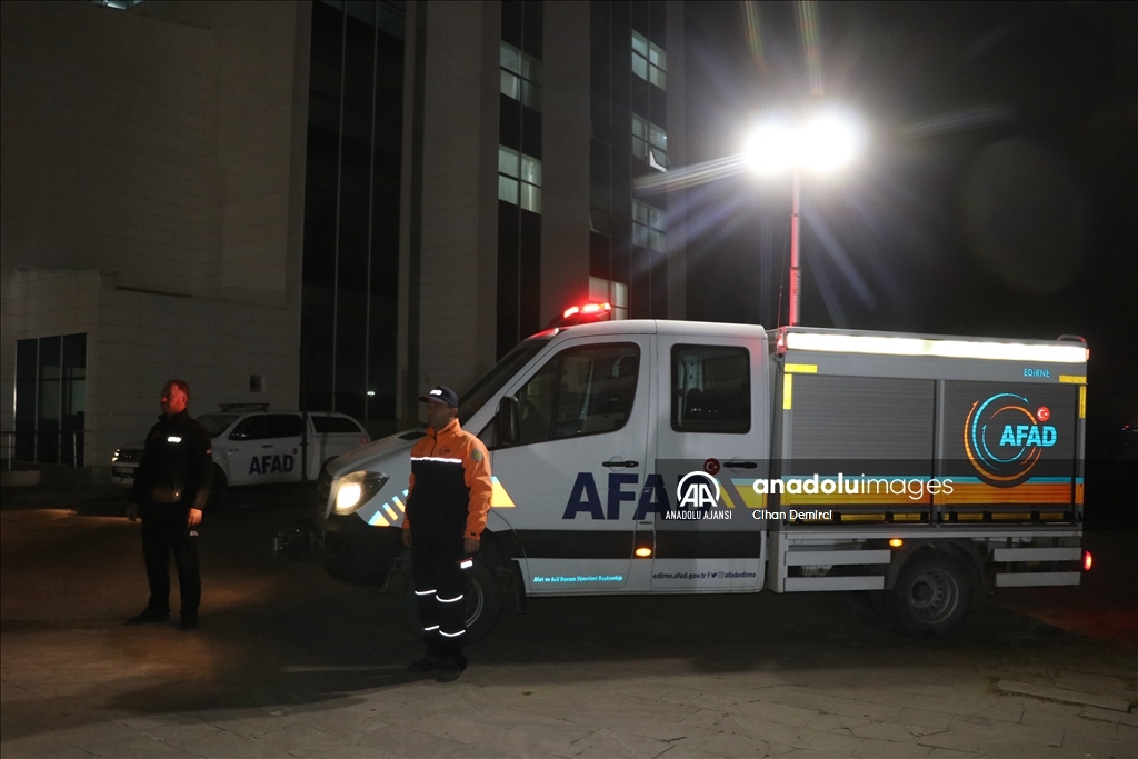 Trakya'daki KYK yurtlarında deprem tatbikatları yapıldı
