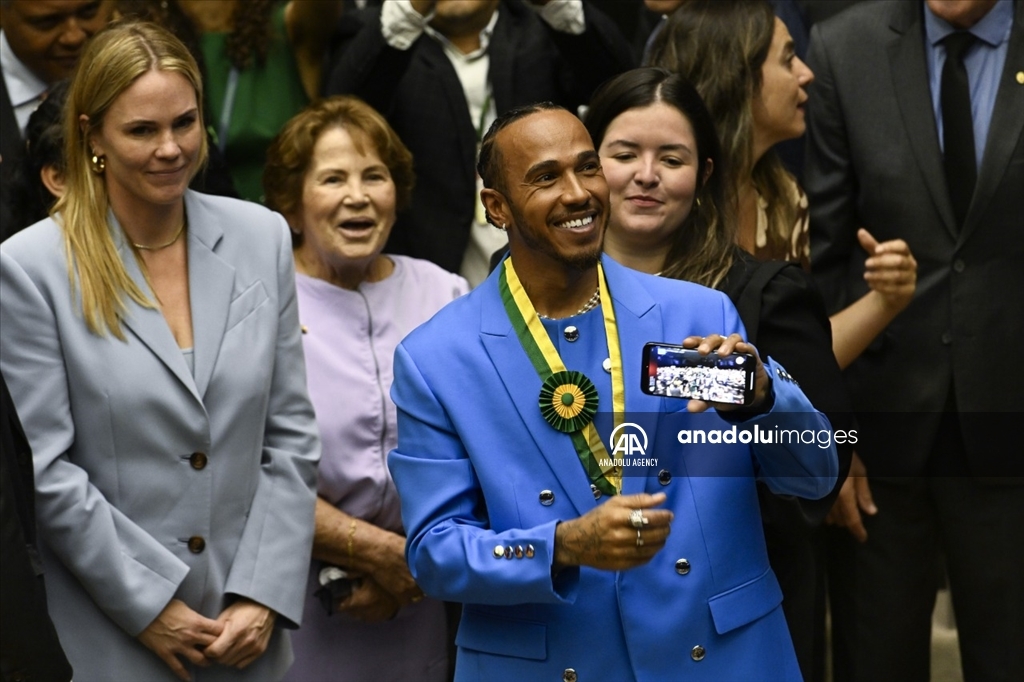 Brasil: El piloto de la F1, Lewis Hamilton recibe ciudadanía honorífica