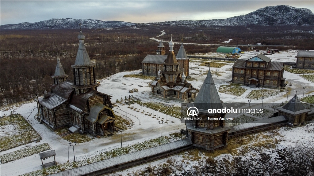 The northernmost wooden 'Pechenga Monastery' in the world located in Russia's Murmansk