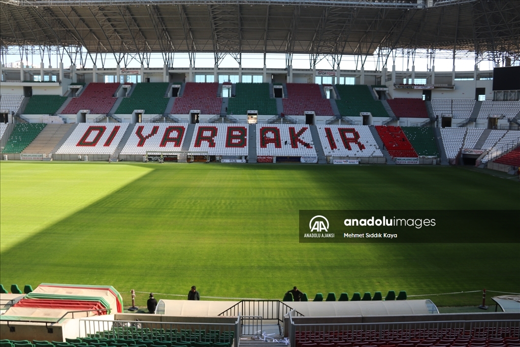 Diyarbakır'da milli maç için hazırlıklar sürüyor