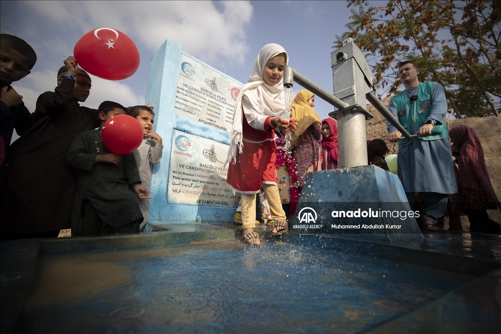 حفر 24 حلقه چاه آب در مناطق مختلف افغانستان توسط ترکیه 