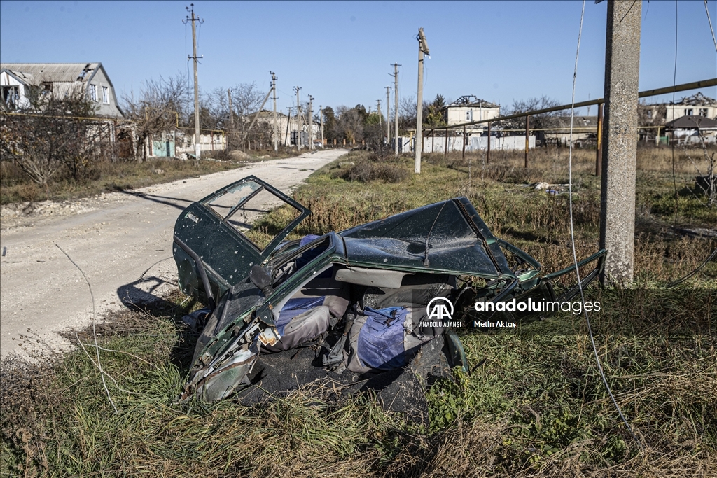 Ukrayna'daki savaş nedeniyle hayatın durduğu köy: Posad-Pokrovske