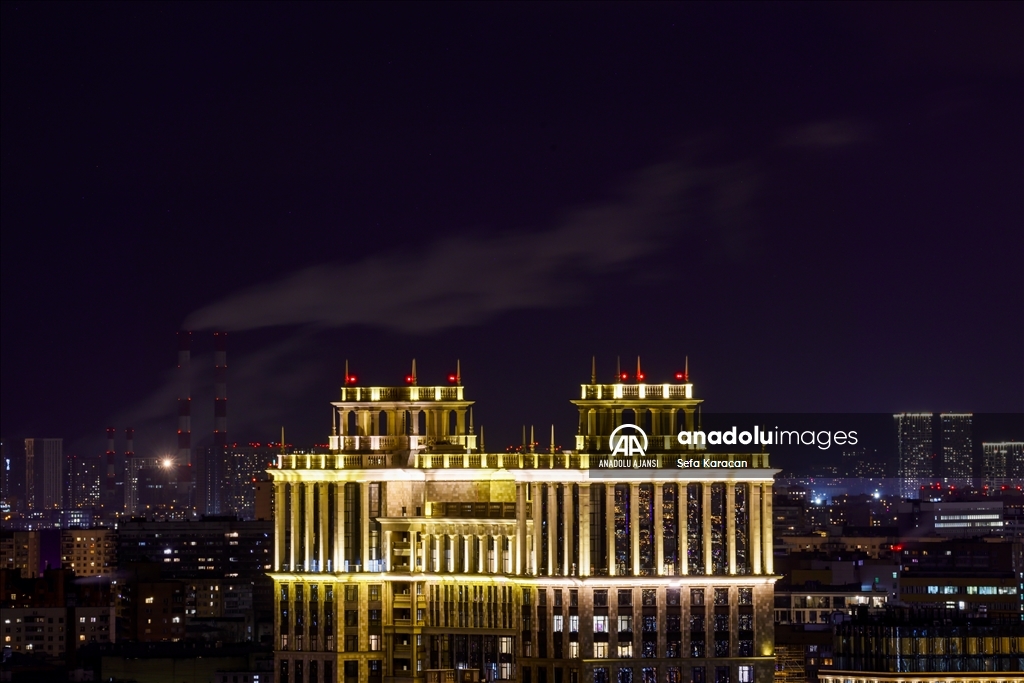 Rusya'da gece ışıklandırmaları