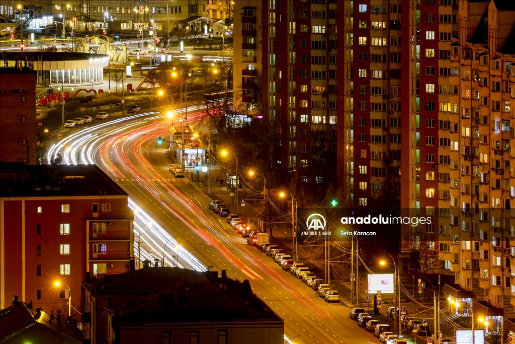 Rusya'da gece ışıklandırmaları