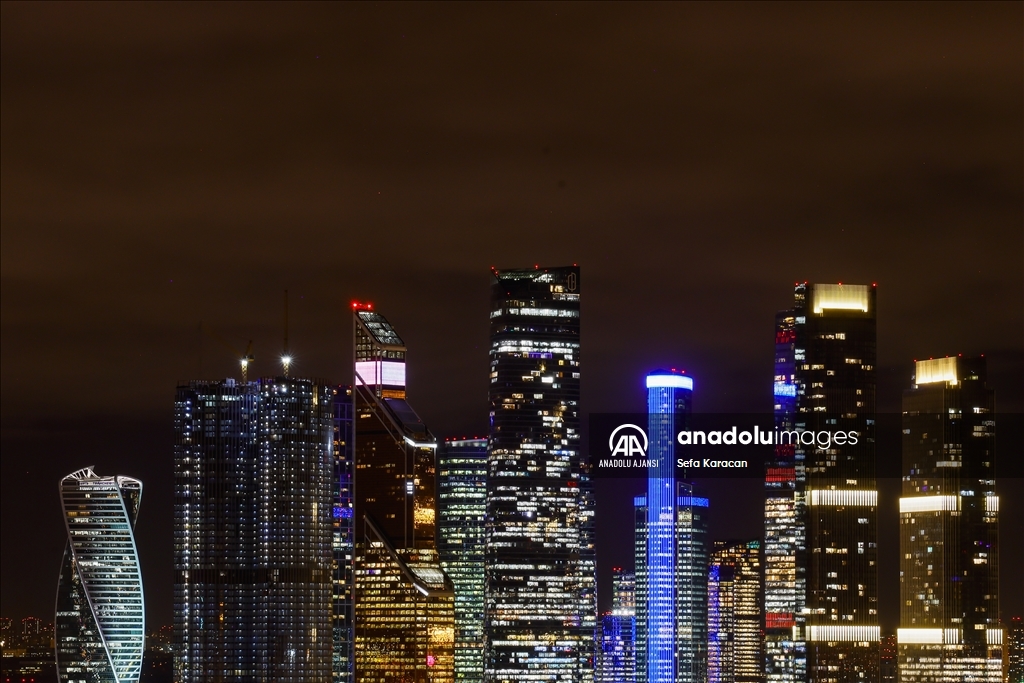 Rusya'da gece ışıklandırmaları