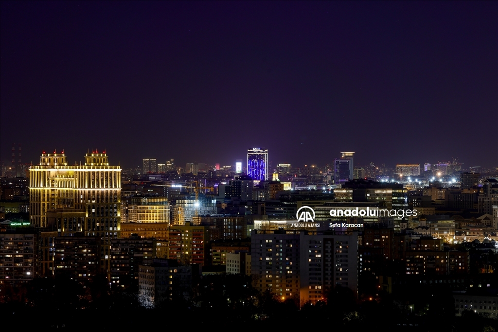 Rusya'da gece ışıklandırmaları