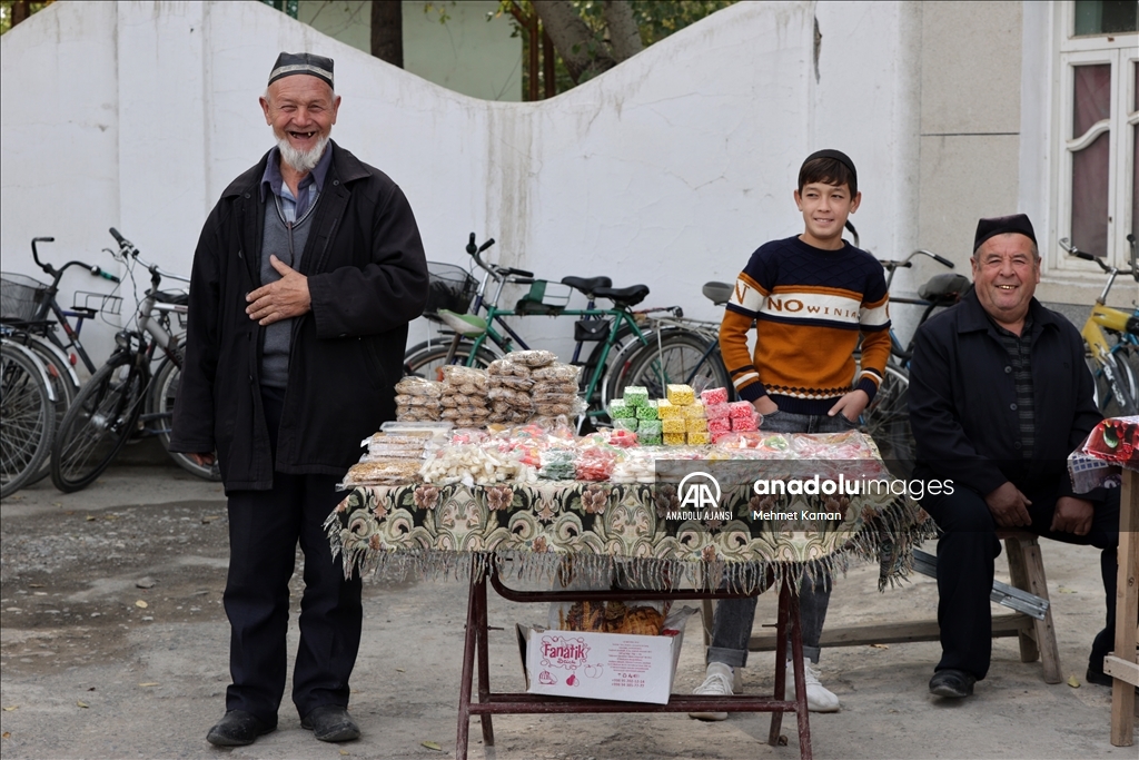 Özbekistan'ın Kokand şehrinde günlük yaşam
