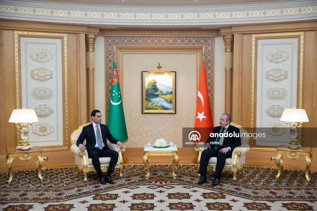 Türkmenistan Devlet Başkanı Berdimuhamedov, TBMM Başkanı Şentop ile görüştü